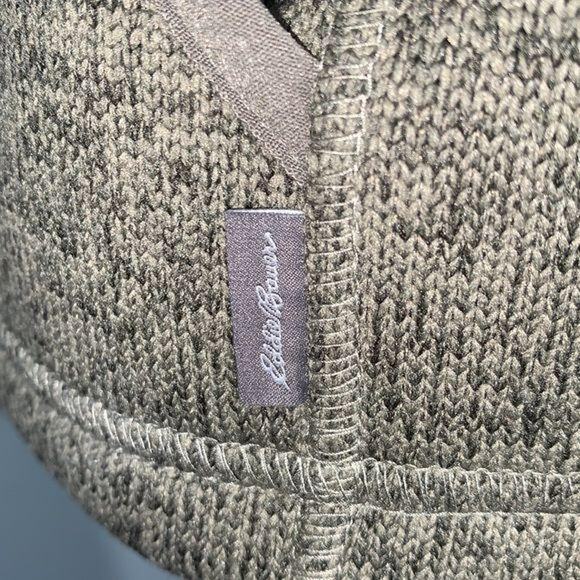 Eddie Bauer Womens Pea Coat Jacket Mid Weight Knit Button Closure Green Medium - Picture 11 of 14